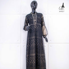 GAMIS OZIAS BROKAT BALIYA 09927 LD 105CM I Gamis Busui Friendly l Fashion Muslimah Panjang Santai