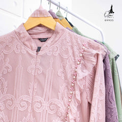GAMIS OZIAS BROKAT 09935 LD 20 I Gamis Pesta Cantik I Gamis Wisuda 2XL
