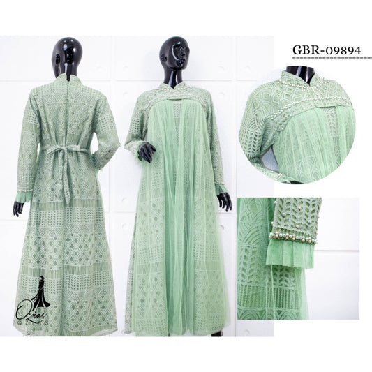 GAMIS OZIAS BALIYA RUMBAI 09894 LD 105 & LD 120 I Fashion Kondangan Muslim I Dress Pesta Santai Panjang 2XL