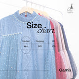 GAMIS BROKAT HARUKA OZIAS 09970 LD 105 I Gamis Fashion Muslimah I Gamis Wanita Cantik Panjang Santai