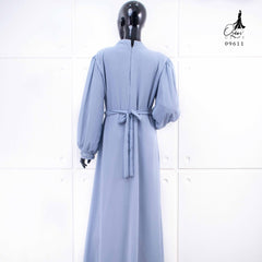 GAMIS OZIAS SIFON CERUTY 09611 LD 105 I Gamis Simpel Kondangan I Fashion Muslimah Busui Friendly Wanita Panjang Nyaman