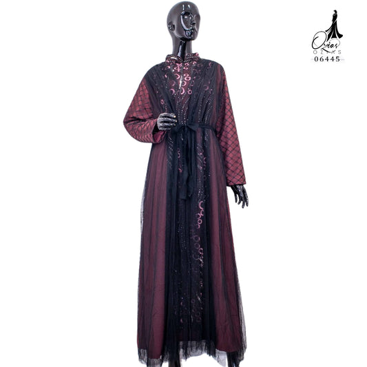 GAMIS OZIAS TILE PREMIUM 06445 LD 105 I Gamis Fashion Muslimah I Gamis Wisuda Cantik Panjang Nyaman