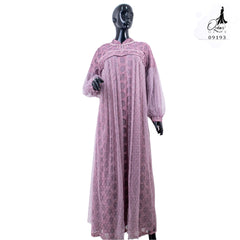 GAMIS OZIAS TILE POLKA 09193 LD 105 I Gamis Wisuda I Fashion Muslim Nyaman Panjang