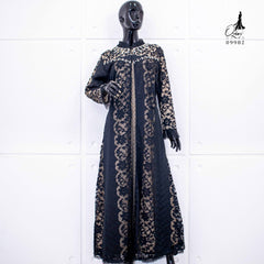 GAMIS OZIAS BROKAT JASMINE 09982 LD 105 I Gamis Kondangan Wanita I Gamis Remaja Wisuda Muslim Panjang
