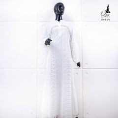 GAMIS OZIAS BROKAT KAGURA 09859 LD 105CM I Gamis Remaja Ngaji I Gamis Busui Friendly Muslim Panjang