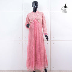 GAMIS OZIAS BROKAT IMPORT 09356 LD 105 I Gamis Wisuda Wanita Muslimah Nyaman Panjang
