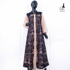 GAMIS OZIAS BROKAT HARUKA 3D 09872 LD 105 & LD 120I Gamis Remaja Muslimah I Fashion Muslimah. Fit Motif Nyaman Panjang Santai Wanita Dress Mewah 2XL