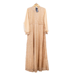 GAMIS OZIAS BROKAT GARDEN LACE 09831 LD 105 I Gamis Kondangan Busui Friendly I Gamis Pesta Simpel Nyaman Santai