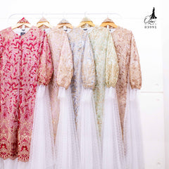 GAMIS OZIAS TILE BALQIS 03991 LD 105 I Gamis Fashion Muslimah I Gamis Rompi Mewah Nyaman Panjang