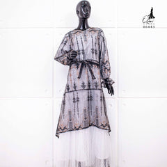GAMIS OZIAS TILE 06443 LD 105 I Gamis Kondangan Cantik I Gamis Rompi Wanita