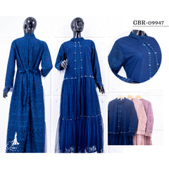 GAMIS OZIAS BROKAT KAGURA 09947 LD 105 l Gamis Pesta Mewah l Busana Muslimah Kondangan