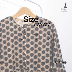 GAMIS OZIAS BROKAT POLKA BELT 09795 LD 105 I Gamis Simpel Belt I Gamis Remaja Muslimah Santai Dress