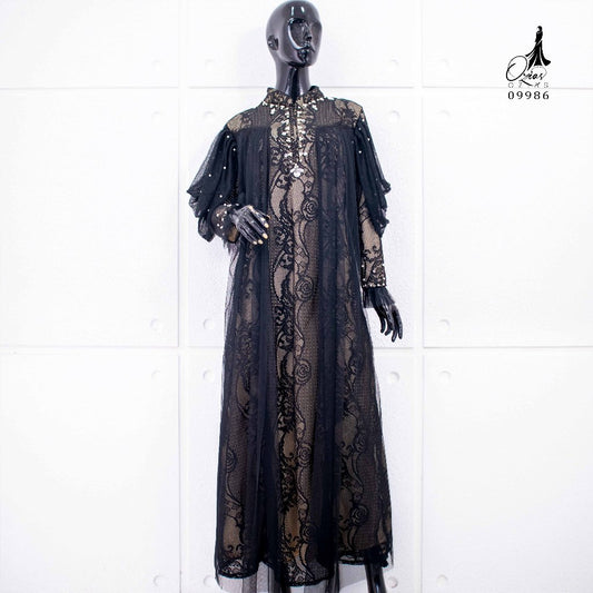 GAMIS OZIAS BROKAT HARUKA 09986 LD 105 I Gamis Kondangan Wanita Muslim Nyaman
