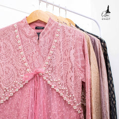 GAMIS OZIAS BROKAT KAGURA 09407 LD 105 I Gamis Kondangan Simpel I Gamis Pesta Dewasa