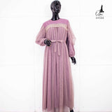 GAMIS OZIAS TILE POLOS 09988 LD 105 I Gamis Kondangan Wanita I Gamis Fashion Muslimah Panjang Santai