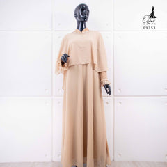 GAMIS OZIAS BROKAT 10 IN 1 09353 LD 105 I Gamis Super Mewah I Gamis kondangan  Muslim Nyaman Fit Motif