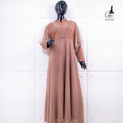 GAMIS OZIAS BROKAT 09938 LD 105 I Gamis Pesta Remaja I Fashion Muslimah Dewasa