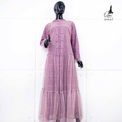 GAMIS OZIAS BROKAT KAGURA 09947 LD 105 l Gamis Pesta Mewah l Busana Muslimah Kondangan