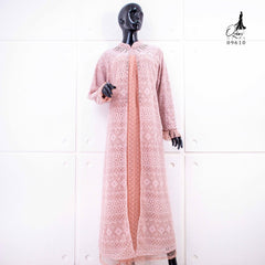 GAMIS OZIAS BROKAT IMPORT 09610 LD 105 I Gamis Pesta Simpel I Gamis Lebaran Muslimah Nyaman Panjang