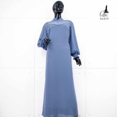 GAMIS OZIKO SIFON CERUTY POLOS 06429 LD 105 I Gamis Super Simpel I Fashion Muslimah Wanita Panjang Nyaman Santaic