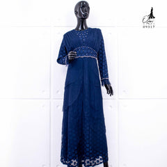 GAMIS OZIAS BROKAT POLKA 09317 LD 105 I Gamis Kondangan Premium I Fashion Muslimah Dress