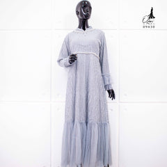 Ozias - Gamis Ozias Brokat 09430 Ld 105 I Gamis Lamaran Simpel I Gamis Pesta Cantik