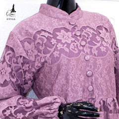 GAMIS OZIAS BROKAT JASMINE 09966 LD 105 I Gamis Cantik Wanita I Gamis Santai