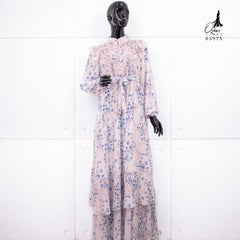 Ozias - Gamis Ceruty Sakura 03975 LD 105 I Gamis Santai Cantik I Gamis Muslimah