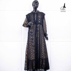 GAMIS OZIAS BROKAT FIMELA 09981 LD 105 I Gamis Fashion Muslimah I Busana Wisuda  Nyaman Panjang