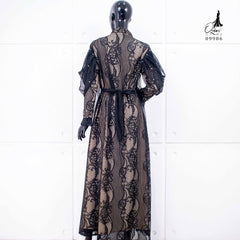 GAMIS OZIAS BROKAT HARUKA 09986 LD 105 I Gamis Kondangan Wanita Muslim Nyaman