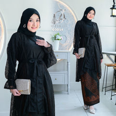 VEST OUTER OZIKO BROKAT MAURITIUS 03054 LD 105 I Outer Cantik I Luaran Mewah Wanita