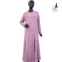 GAMIS OZIAS BROKAT 09995 LD 105 I Gamis Kondangan Remaja I Gamis Pesta Remaja Muslim Nyaman