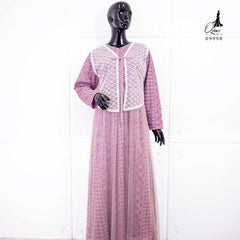 GAMIS OZIAS BROKAT FIMELA 09998 I Gamis Kondangan Pesta I Gamis Wisuda Cantik