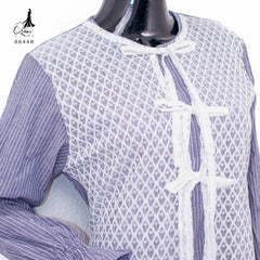 GAMIS OZIAS OXFORD SALUR 06448 LD 105 I Gamis Kondangan Simpel I Gamis Casual Wisuda