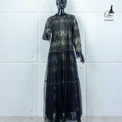 GAMIS OZIAS FLORANCE RUMBAI 09889 LD 105CM I Gamis Mewah Pesta I Gamis Home Nyaman Muslim