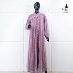 GAMIS OZIAS TILE POLKA 09193 LD 105 I Gamis Wisuda I Fashion Muslim Nyaman Panjang