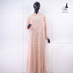 GAMIS OZIAS BROKAT IMPORT 09712 LD 105 I Gamis Kondangan Remaja Muslim Nyaman