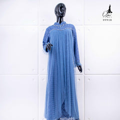 GAMIS OZIAS BROKAT FIMELA 09918 LD 105 I Gamis Pesta Muslimah Panjang Mewah