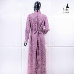 GAMIS OZIAS BROKAT FIMELA 09918 LD 105 I Gamis Pesta Muslimah Panjang Mewah