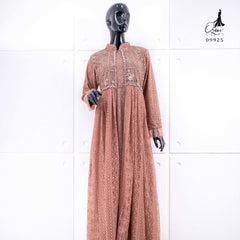 Ozias - Gamis Brokat Import 09925 Ld 105 I Gamis Kondangan Wanita I Gamis Cantik Wanita
