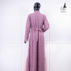 GAMIS OZIAS BROKAT ZIGZAG 09812 LD 105 I Gamis Pesta Muslimah I Fashion Muslim Busui Friendly Nyaman Panjang