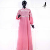 GAMIS OZIAS BROKAT COMBI SIFON 09599 LD 105  I Gamis Simpel Umroh Muslim Nyaman