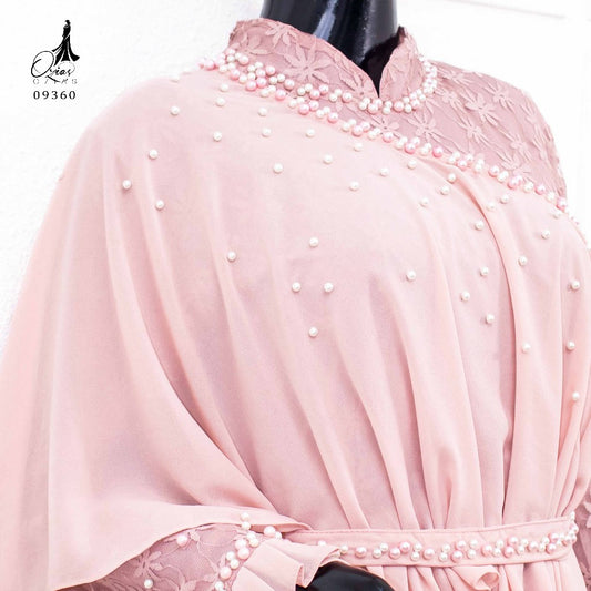 GAMIS OZIAS BROKAT IMPORT 09360 LD 105 I Gamis Rompi 1 in 10 I Gamis Fashion Muslimah Nyaman Panjang