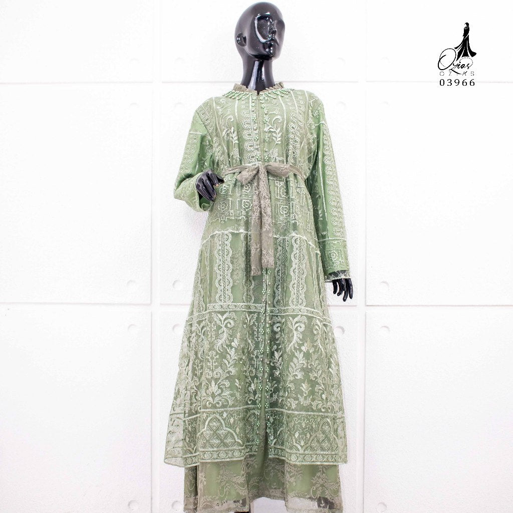 GAMIS OZIAS TILE CHANTILY 03966 LD 105 I Gamis Fashion Musimah I Gamis Kondangan Cantik Muslim Nyaman