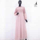 GAMIS OZIAS SIFON CERUTY 09483 LD 105 I Gamis Remaja Muslimah I Fashion Kondangan Nyaman Panjang
