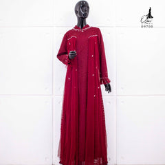 GAMIS OZIAS BROKAT PREMIUM 09700 LD 105 I Gamis Lebaran Dewasa I Gamis Pesta Cantik Muslim