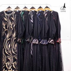 GAMIS OZIAS TILE IMPORT 03996 LD 105 I Gamis Rompi Wisuda I Gamis Kondangan Cantik Muslim Nyaman