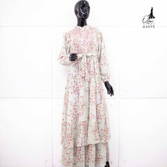 Ozias - Gamis Ceruty Sakura 03975 LD 105 I Gamis Santai Cantik I Gamis Muslimah