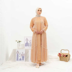 GAMIS OZIAS BROKAT FIMELA 09319 LD 105 I Gamis Remaja Dewasa I Pesta Kondangan Muslim Panjang