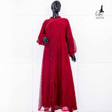GAMIS BROKAT HARUKA OZIAS 09970 LD 105 I Gamis Fashion Muslimah I Gamis Wanita Cantik Panjang Santai